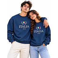 Felpa con ricamo Heritage ITALIA per Uomo e Donna