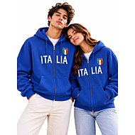 Felpa con zip unisex Premium Italian Heritage - Taglie S-XXL