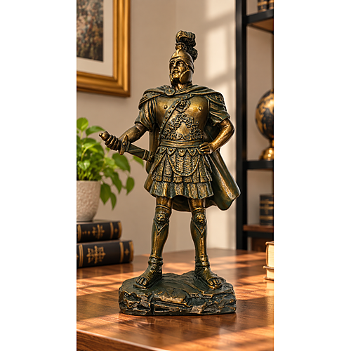 Figurina del Guerriero Spartano in Bronzo