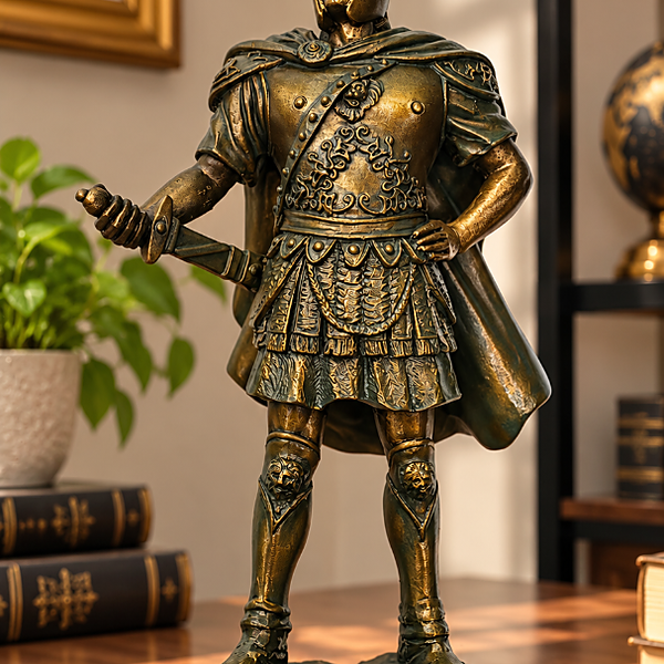 Figurina del Guerriero Spartano in Bronzo
