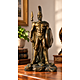 Figura di Guerriero Spartano in Bronzo Antico