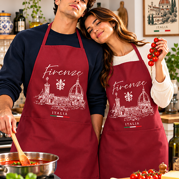 Firenze Italia Grembiule da Chef Premium