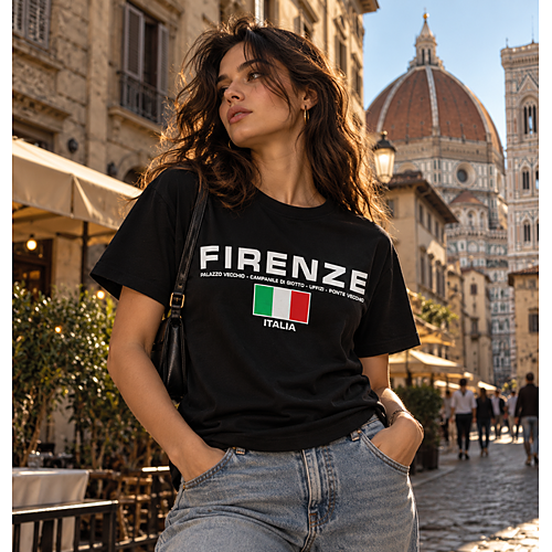 T-Shirt Firmata Firenze Italia