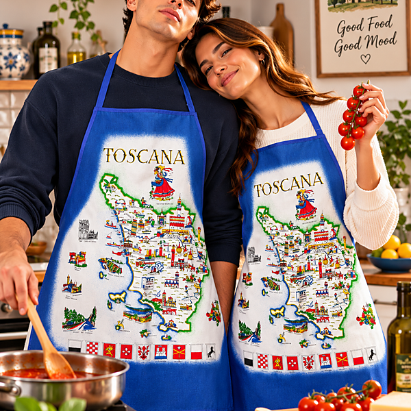 Grembiule da Cucina Premium Heritage Toscana Italiano