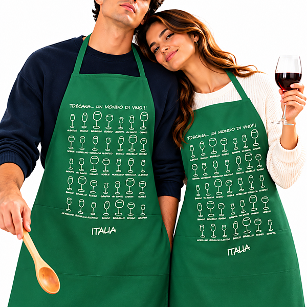 Grembiule da cucina Toscana Wine Guide