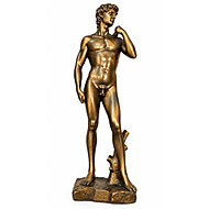 Scultura in Bronzo del David Rinascimentale - Replica di Arte Classica