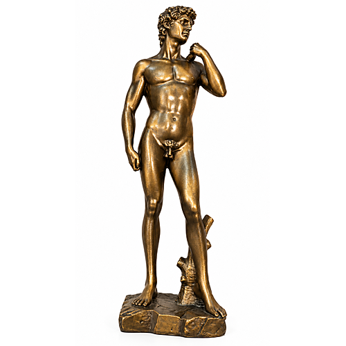 Scultura in Bronzo del David Rinascimentale - Replica di Arte Classica