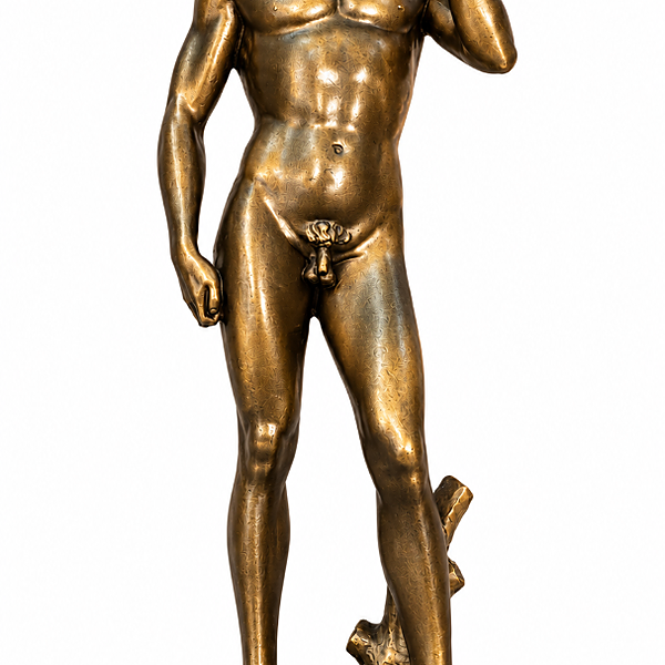 Scultura in Bronzo del David Rinascimentale - Replica di Arte Classica