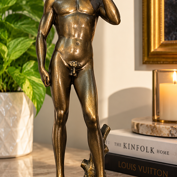 Scultura in Bronzo del David Rinascimentale - Replica di Arte Classica