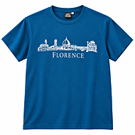 T-Shirt Skyline Blu - Design Firenze