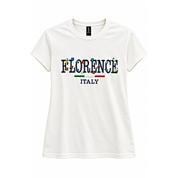 T-Shirt Ricamata Firenze per Donne