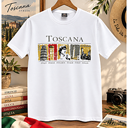 T-Shirt Uomo Toscana Heritage - Stile Italiano Classico