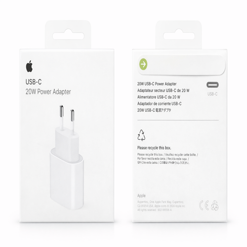 Apple USB-C 20W Charger | Original Fast Charging Power Adapter