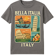 Maglietta Souvenir Bella Italia