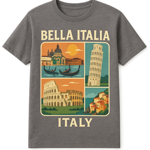 Maglietta Souvenir Bella Italia