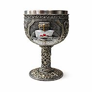 Calice del Cavaliere Crociato Stile Vintage