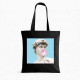Borsa Tote David Bubble Gum Art in Canvas Nero
