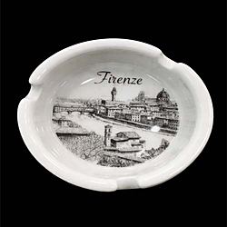 Piatto Portagioie in Ceramica Firenze Skyline Vintage Souvenir