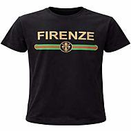 T-Shirt Firenze Elegante Design a Strisce Nere