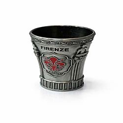 Bicchiere da Shot Firenze Fleur de Lis Souvenir dall'Italia