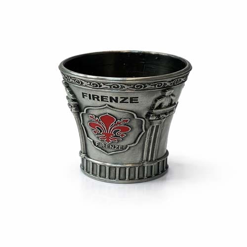 Bicchiere da Shot Firenze Fleur de Lis Souvenir dall'Italia