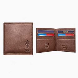 Portafoglio in Pelle Marrone Firenze Heritage