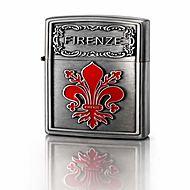Accendino Antivento Argento Edizione Firenze