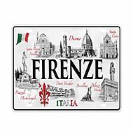 Targa Decorativa di Firenze Italia - Landmark di Firenze