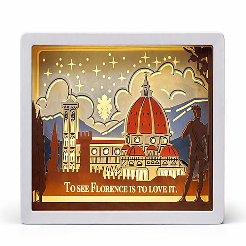 Cornice a Scatola Ombra LED Duomo di Firenze