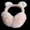 Cuffie Scaldacollo Fluffy Pink Bear per l'Inverno