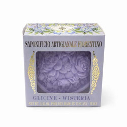 Sapone di Lusso Glicine Wisteria Made in Italy Fragranza Floreale