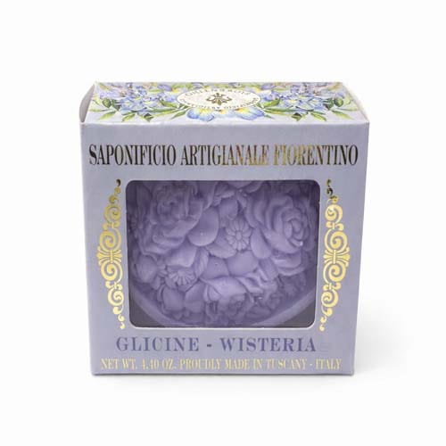 Sapone di Lusso Glicine Wisteria Made in Italy Fragranza Floreale