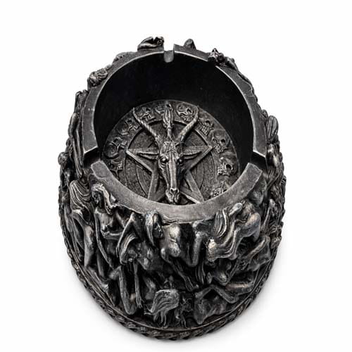 Cenere Gothic Baphomet Decorativo Teschio del Diavolo
