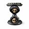 Decorazione Timer di Sabbia Teschio Gotico con Faccina della Morte