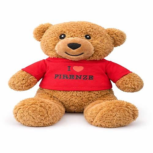 Orsetto Teddy Bear I Love Firenze Souvenir Plush