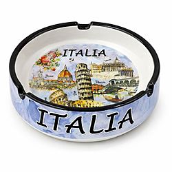 Posacenere in Ceramica Italia - Souvenir di Monumenti Italiani
