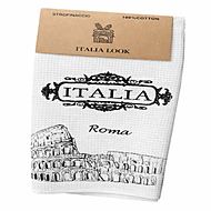 Asciugamano in Cotone Piccolo Italia Roma Design Colosseo