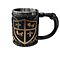 Tazza medievale con scudo araldico
