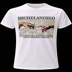 Tshirt d'Arte Creazione di Michelangelo
