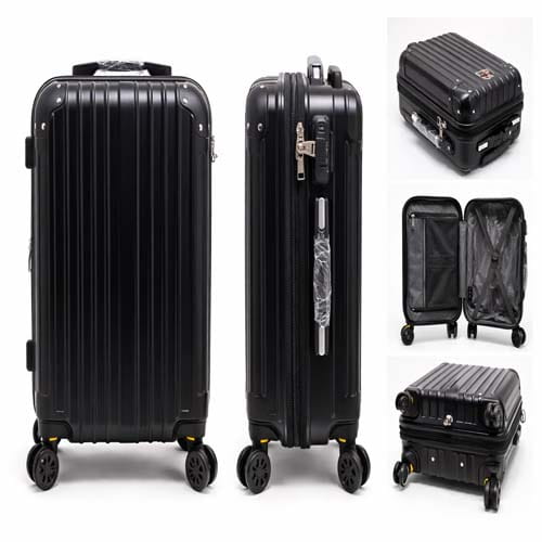 Valigia da Viaggio Durable Premium in ABS Nero