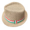 Cappello di paglia con nastro tricolore