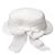 Cappello di paglia con fiocco bianco