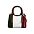 Borsa Tricolore in pelle italiana