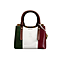 Borsa Tricolore in pelle italiana