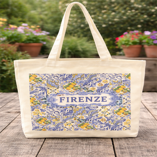 Bag with design inspired by Florence