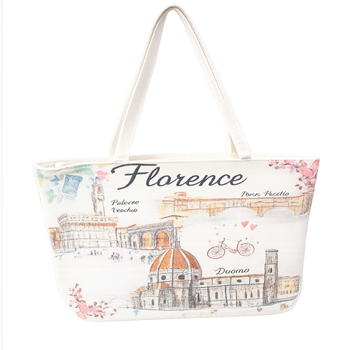Bag with illustrations of Florence