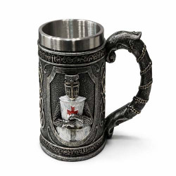 Crusader Knight Mug Gothic Barware Gift