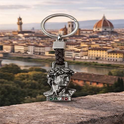 Portachiavi David Bust Bandiera Italia Souvenir