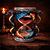 Timer di Sabbia a Clessidra con Drago – Decorazione Fantasy