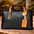 Borsa elegante nera e beige